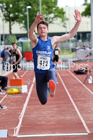 Mens under-17 long jump, North Eastern Track and Fields Champs., Middlesbrough. Photo: David T. Hewitson/Sports for All Pics